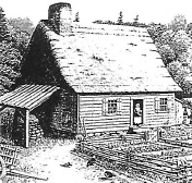 A typical early Acadian house